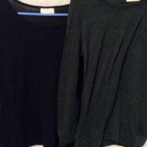 Two large women's pullover shirts